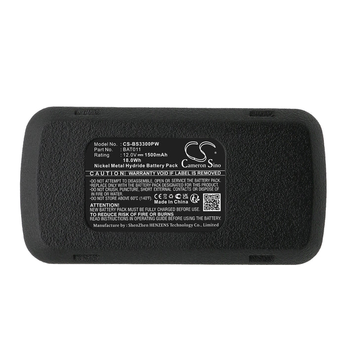 CS-BS3300PW : Battery for Ramset SBD12, CSD12C, PTUB17 - Replaces WURTH 702 300 412, 702 300 512, 702 300 712