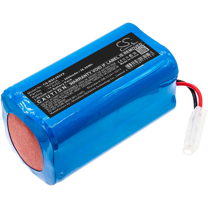 CS-BSC285VX : Battery for Bissell SpinWave Wet, Dry Robotic Vacuum, 2859 and others - Replaces Bissell 1625424, 5345, Z65B155 and others