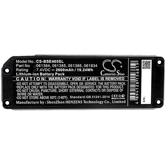 CS-BSE405SL : Battery for BOSE Soundlink Mini, SoundLink Mini one, 413295 - Replaces BOSE 061384, 061385, 061386 and others