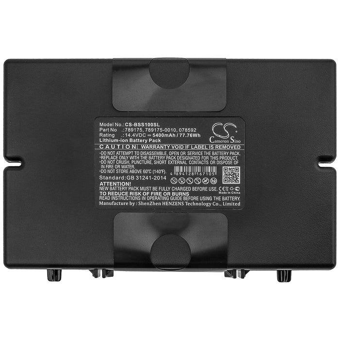 CS-BSS100SL : Battery for BOSE S1 Pro, S1 Pro System, S1 Pro Multi-Position PA System - Replaces BOSE 789175, 789175-0010, 078592