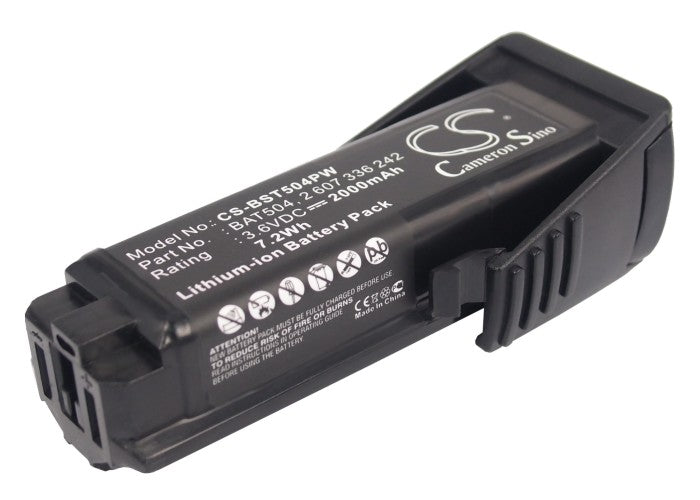 CS-BST504PW : Battery for Bosch GSR Mx2Drive, 36019A2010, GSR PRODRIVE and others - Replaces Bosch BAT504, 2 607 336 242, 2 607 336 241