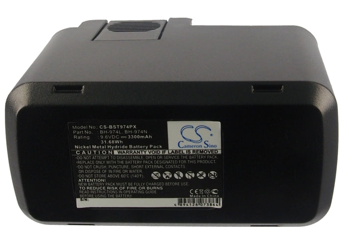 CS-BST974PX : Battery for FLEX Bbm596b, Bbm 596b, Bbm 596 B and others - Replaces WURTH 0702 300 596, 0702 300 796