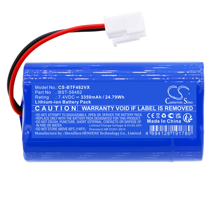 CS-BTF482VX : Battery for Bestway Flowclear, Aquatronix - Replaces Bestway BST-58482