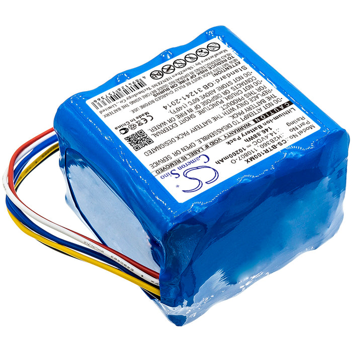 CS-BTR100MX : Battery for IMT Medical Bellavista 1000 - Replaces Bellavista H2B360, 300.784.00, 030.811.020 and others