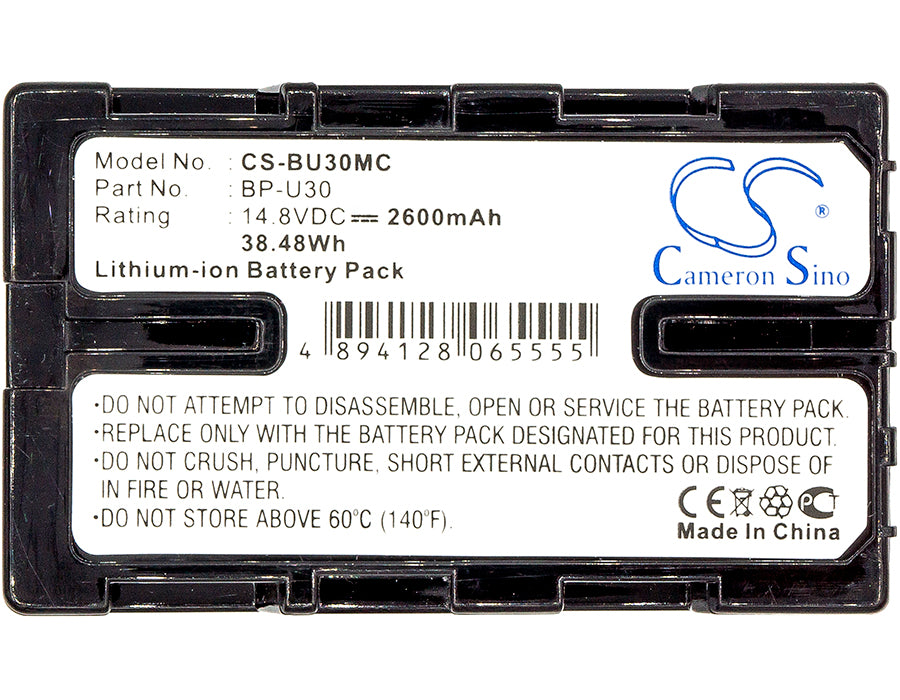 CS-BU30MC : Battery for Sony PMW-EX1, PMW-EX3, PMW-EX1r and others - Replaces Sony BP-U30