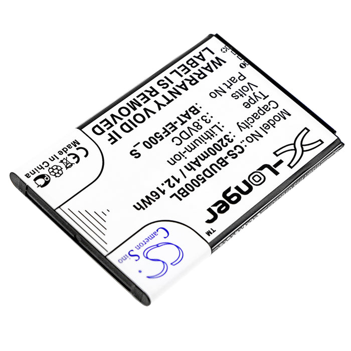 CS-BUD500BL : Battery for Bluebird EF500R, EF500, EF501 and others - Replaces Bluebird BAT-EF500_S, BAT-EF50S, BAT-EF50X and others