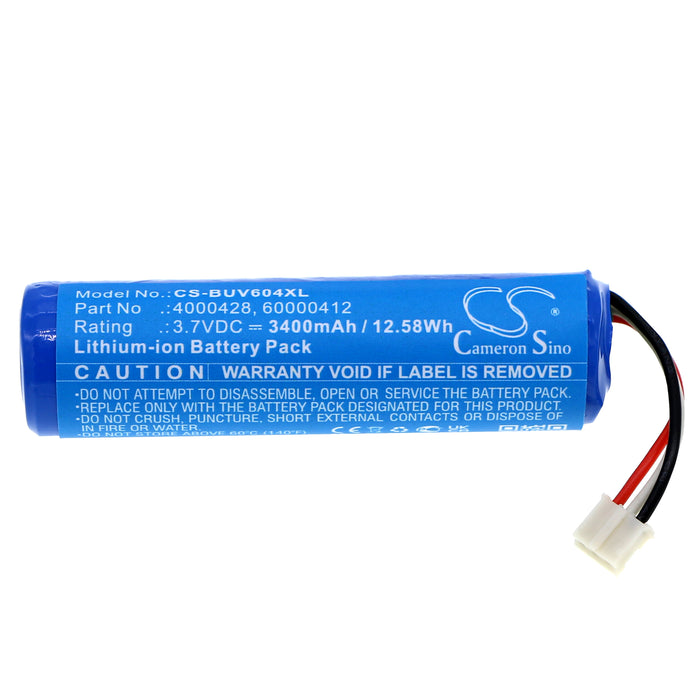 CS-BUV604XL : Battery for Burton UV604 LED - Replaces Burton 4000428, 60000412