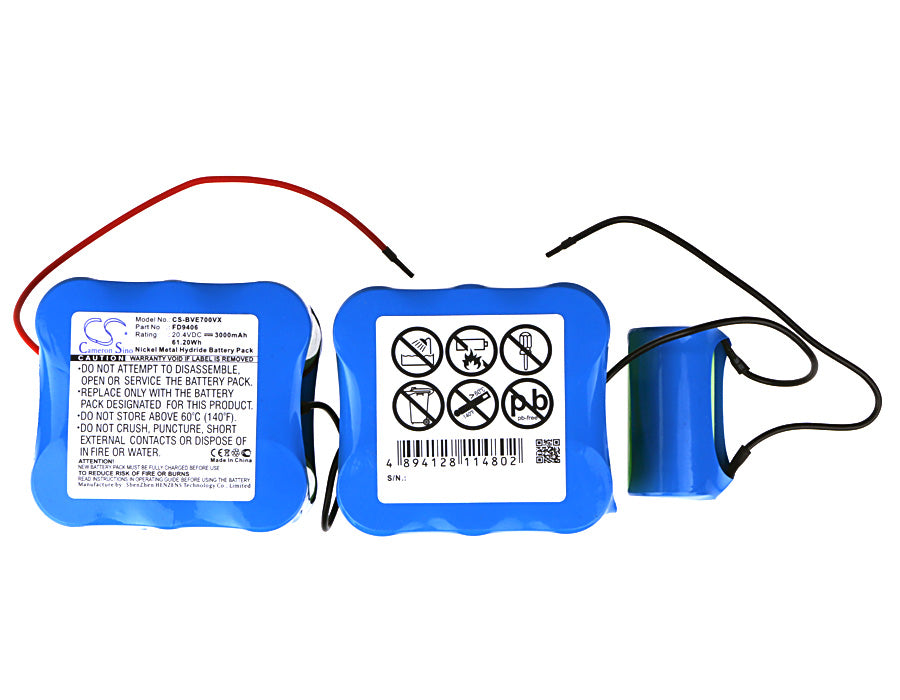 CS-BVE700VX : Battery for Bosch BBHMOVE7, BBHMOVE7/04 - Replaces Bosch FD9406