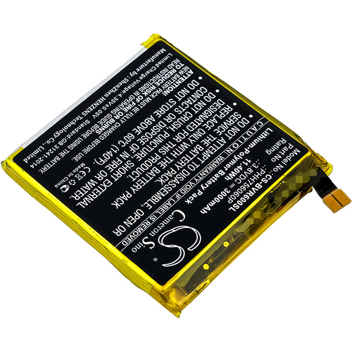 CS-BVR600SL : Battery for Blackview BV6000, BV6000S - Replaces Blackview PHH756060P