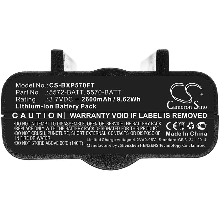 CS-BXP570FT : Battery for Nightstick XPP-5570, XPR-5572 - Replaces Nightstick 5572-BATT