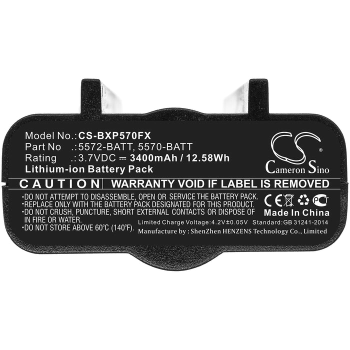 CS-BXP570FX : Battery for Nightstick XPP-5570, XPR-5572 - Replaces Nightstick 5572-BATT