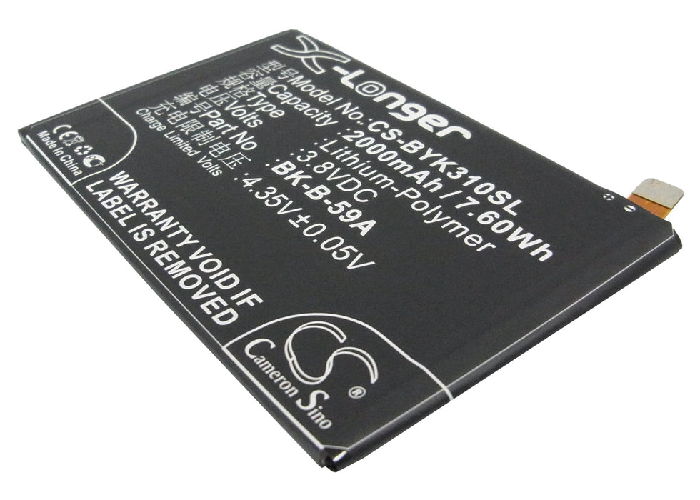 CS-BYK310SL : Battery for BBK Xplay X3SW, Xplay X3S, Xplay X3T - Replaces BBK BK-B-59A