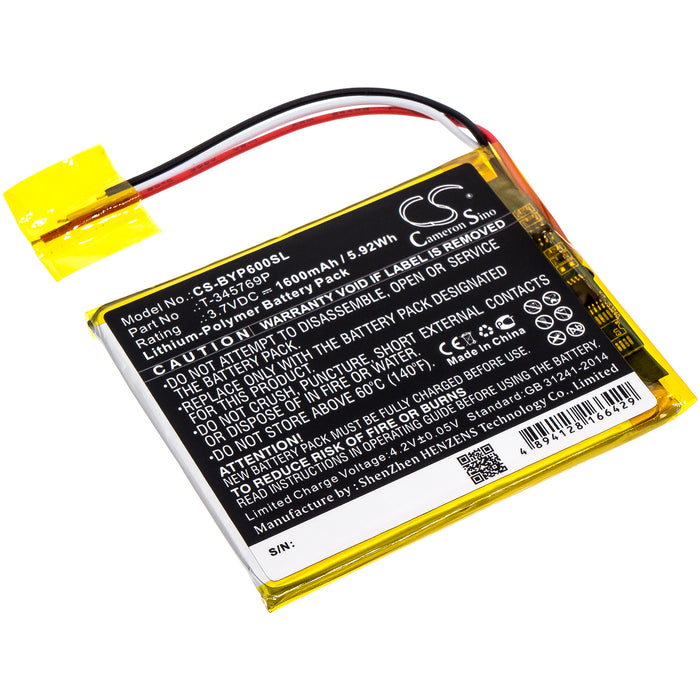 CS-BYP600SL : Battery for Boyue P6 - Replaces Boyue T-345769P