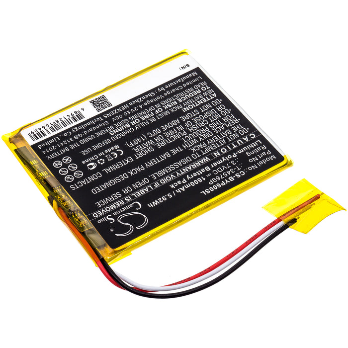 CS-BYP600SL : Battery for Boyue P6 - Replaces Boyue T-345769P