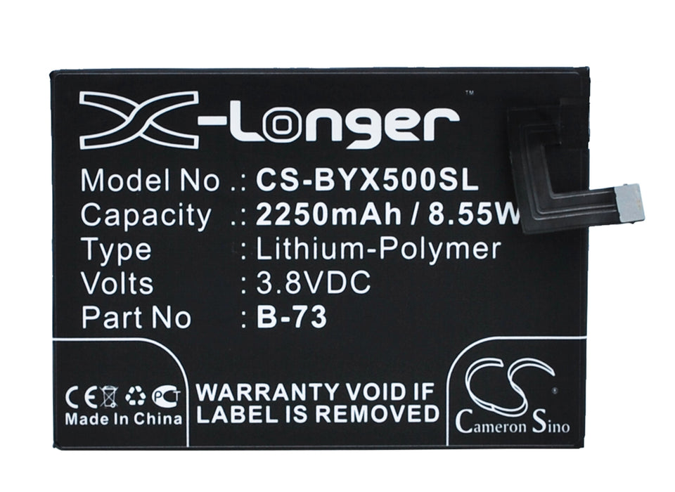 CS-BYX500SL : Battery for BBK VIVO X5V, VIVO X5, VIVO X5 4G and others - Replaces BBK B-73