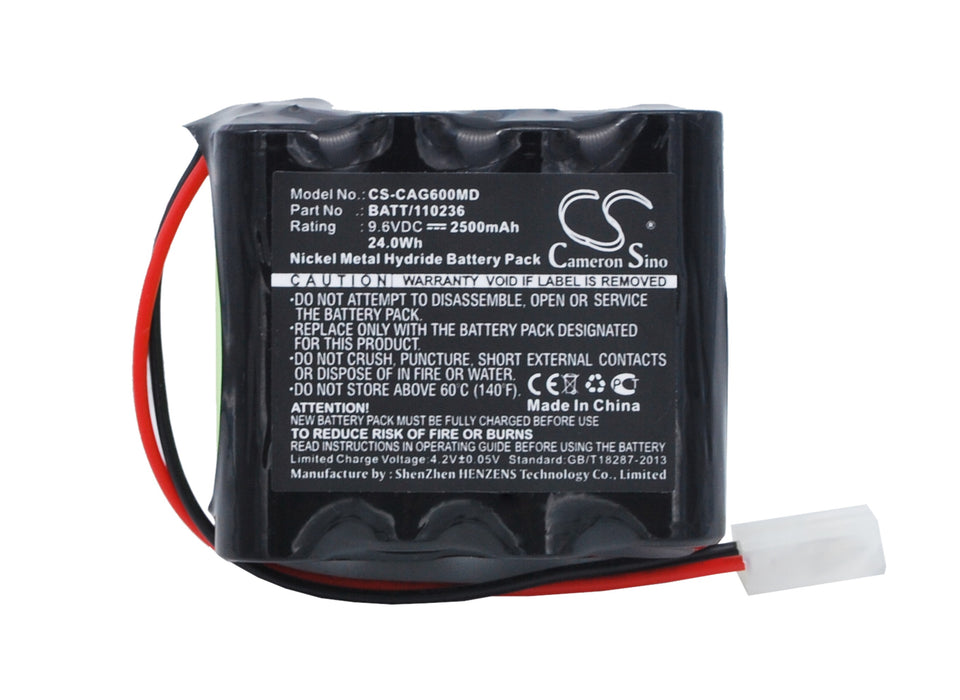 CS-CAG600MD : Battery for Colson ECG Cardiette AR600 - Replaces Cardiette 120236, BATT/110236