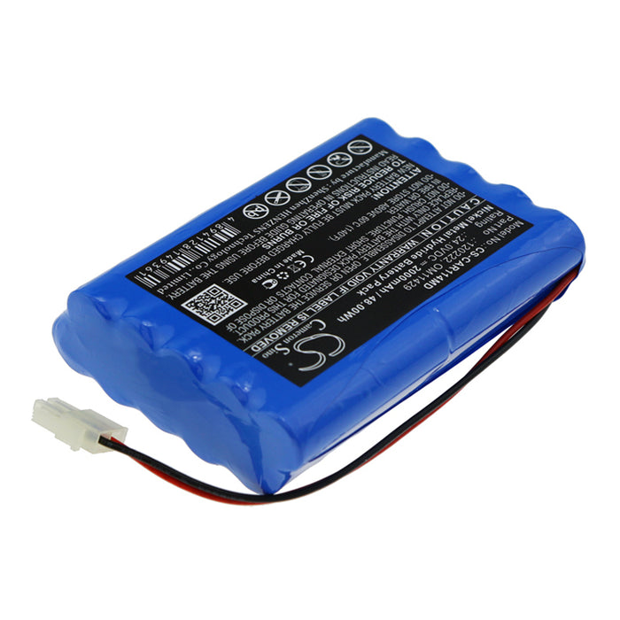 CS-CAR114MD : Battery for Cardioline ECG Delta 1, ECG Delta 1+, ECG Delta 3+ and others - Replaces Cardioline 120222, BATT/110222, 1220211-01 and others