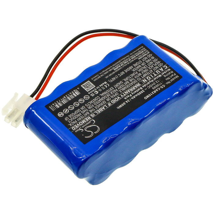 CS-CAR210MD : Battery for Cardioline ECG AR2100 View, ECG 200S, Cardiette ECG Recorder AR1200 view - Replaces Cardioline 110699, GP220AAH10WMXZ, 110785