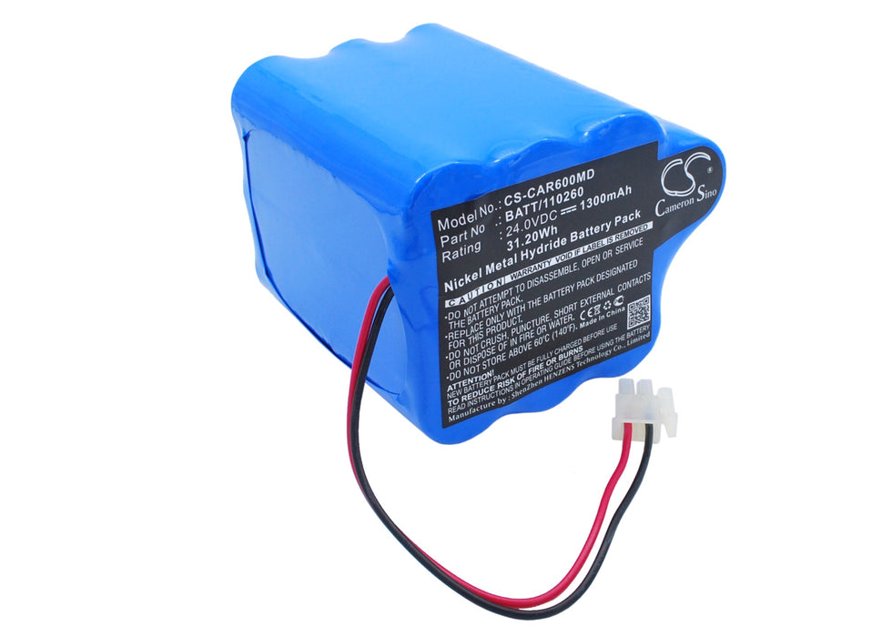 CS-CAR600MD : Battery for Cardioline ECG Delta 60, ECG Delta 60Plus, ECG Delta 60+ and others - Replaces Cardioline 120260, BATT/110260, 7741715 and others