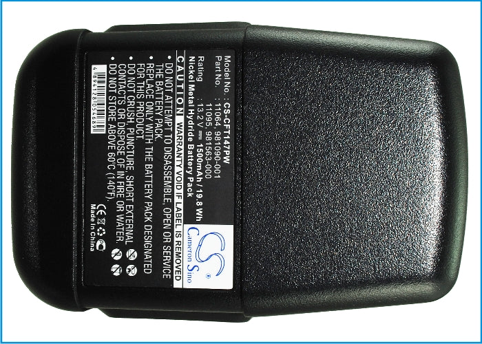 CS-CFT147PW : Battery for Craftsman 11147, 27493, 315.224530 - Replaces Craftsman 11064, 11095, 981090-001 and others