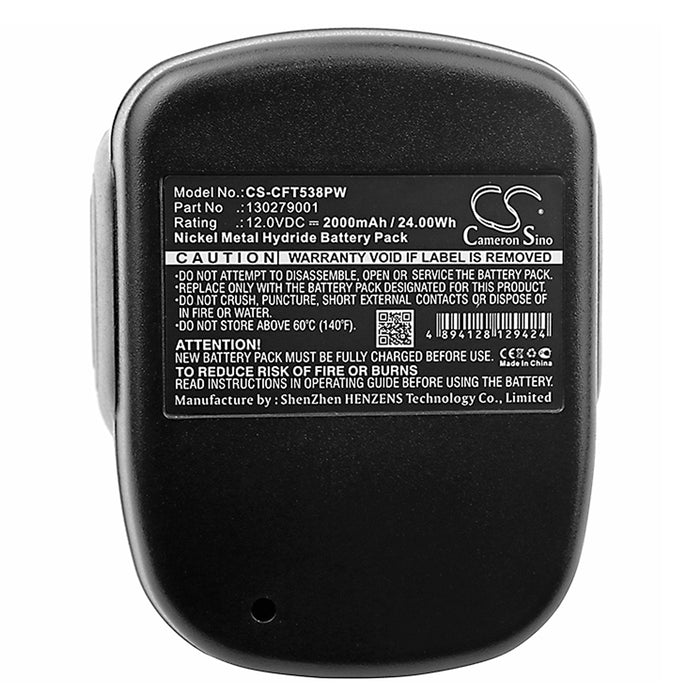 CS-CFT538PW : Battery for Craftsman 315.11538, 11538 - Replaces Craftsman 130279001