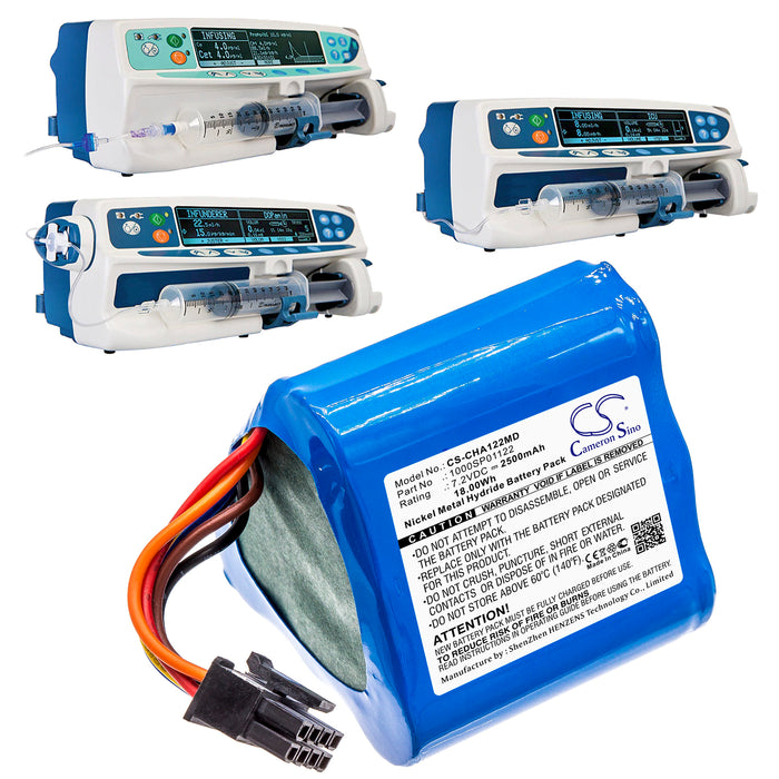 CS-CHA122MD : Battery for Carefusion Alaris Asena Syringe Pump GH, Alaris Asena Syringe Pump CC, Alaris Asena Syringe Pump PK - Replaces Carefusion 1000SP01122, 1000SP01080, 100SP01122