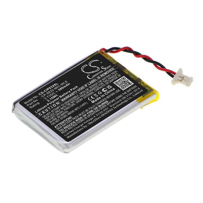 CS-CIP832SL : Battery for Cisco CP-8832 Wireless Expansion Microphone - Replaces Cisco CP-8832-MIC-WLS