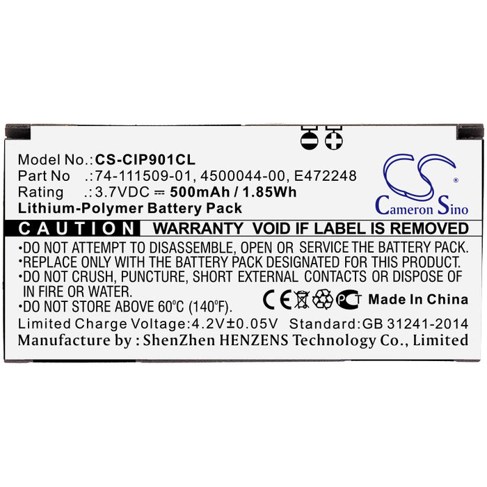 CS-CIP901CL : Battery for Cisco CCP-MIC-WRLS-S-US, CP-MIC-WRLS, Unified IP Conference Phone 8831 and others - Replaces Cisco 74-111509-01, E472248, 4500044-00