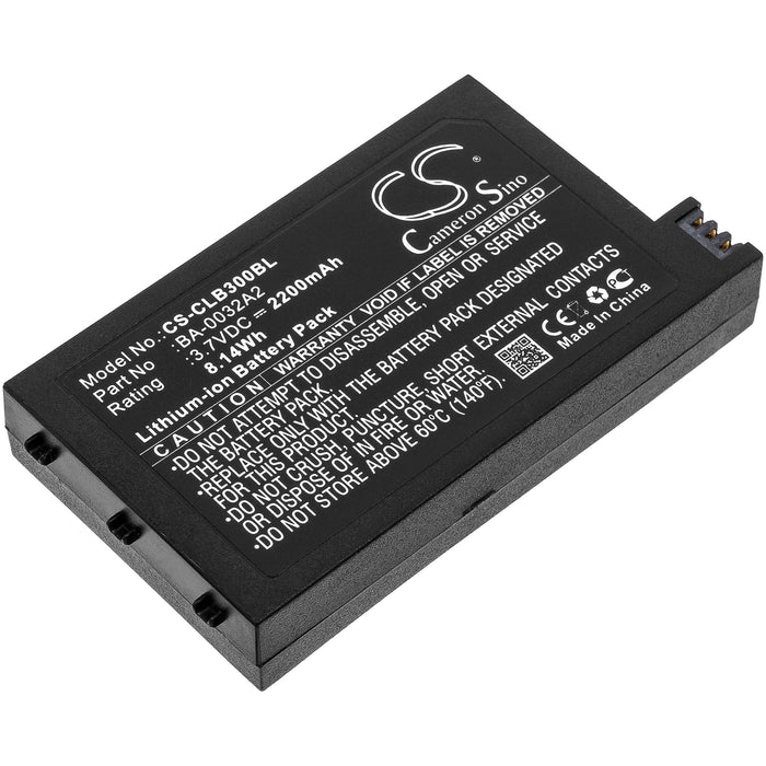 CS-CLB300BL : Battery for CipherLAB CP30, CP30-L, 9200 and others - Replaces CipherLAB BA-0032A2
