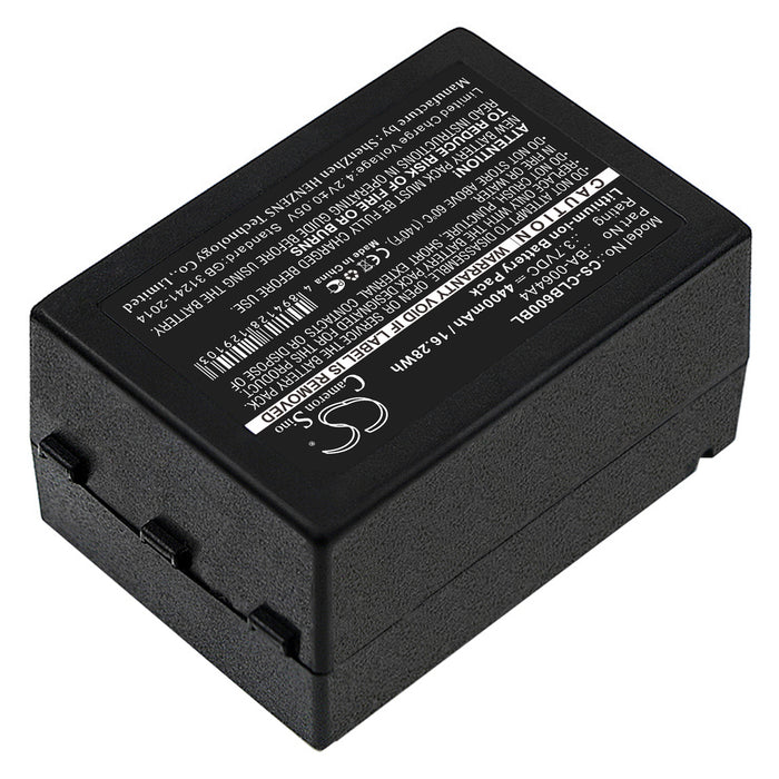 CS-CLB600BL : Battery for CipherLAB CP60, CP60G - Replaces CipherLAB BA-0064A4, BCP60ACC00002, BCP60ACC00106