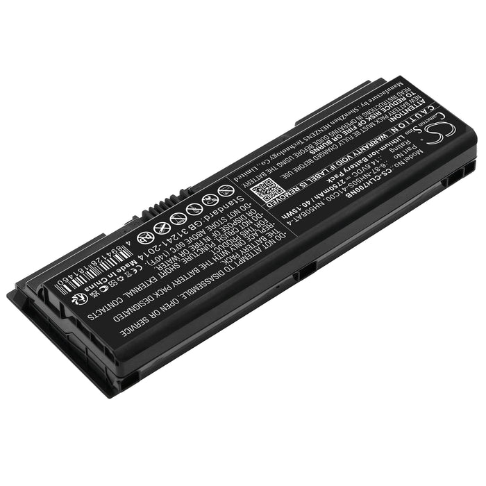 CS-CLH700NB : Battery for Shinelon T3TI, T3 Pro - Replaces Clevo 6-87-NH50S-41C00, NH50BAT-4