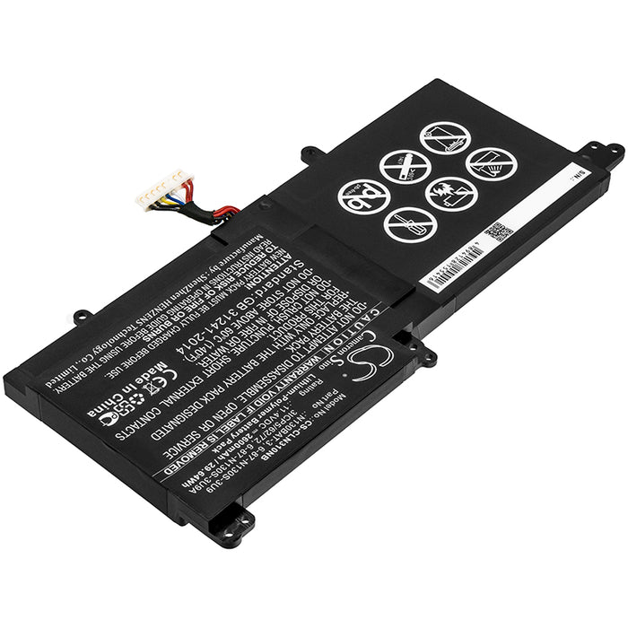 CS-CLN310NB : Battery for Tuxedo System76 Galago Pro 3, InfinityBook Pro 13, InfinityBook Pro 14 and others - Replaces Clevo N130BAT-3, 3ICP5/62/72, 6-87-N130S-3U9 and others