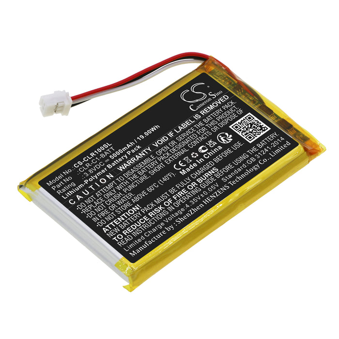 CS-CLR100SL : Battery for ClareOne Smart Home Panel, CLR-C1-PNL1 - Replaces ClareOne CLR-C1-BATT