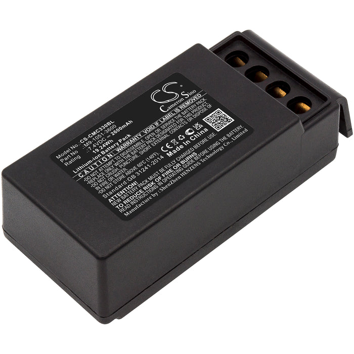 BP-CMC330BL : 7.4v Li-ION battery, replaces Cavotec M9-1051-3600, MC-EX-BATTERY3