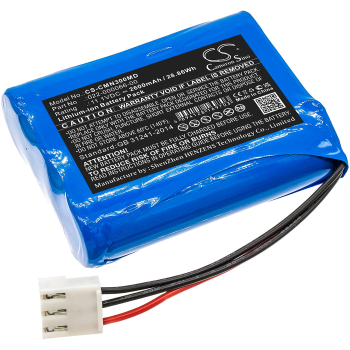 CS-CMN300MD : Battery for COMEN NC3, ECG CM300 - Replaces COMEN 022-000066-00