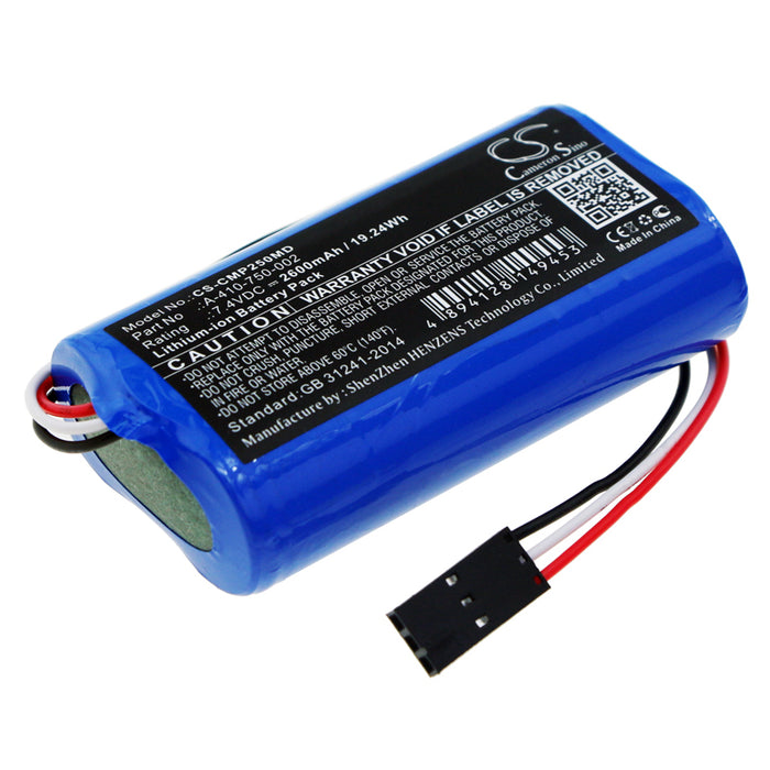 CS-CMP250MD : Battery for COSMED Pony FX NTA2531 - Replaces COSMED A-410-750-002