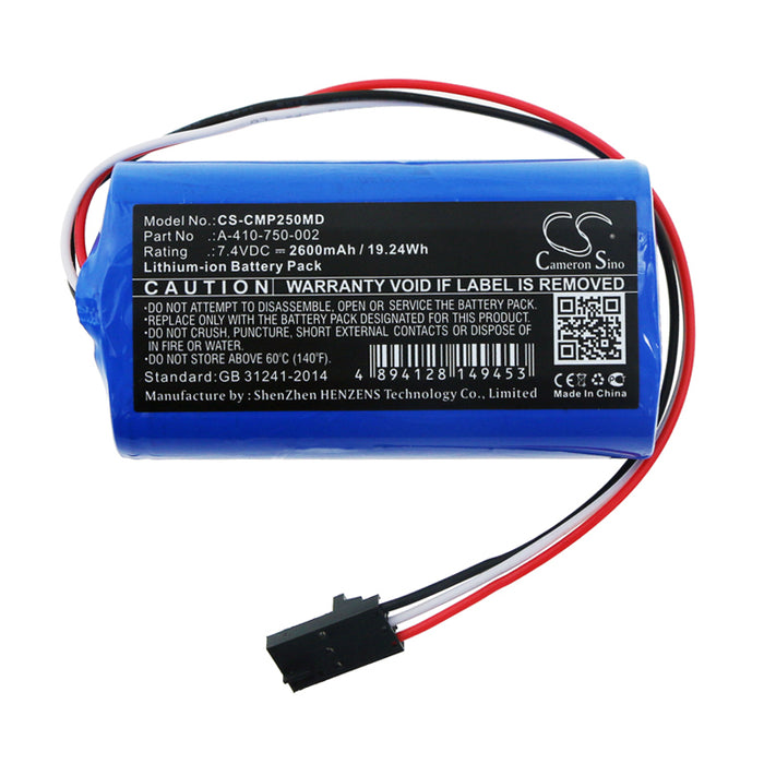 CS-CMP250MD : Battery for COSMED Pony FX NTA2531 - Replaces COSMED A-410-750-002