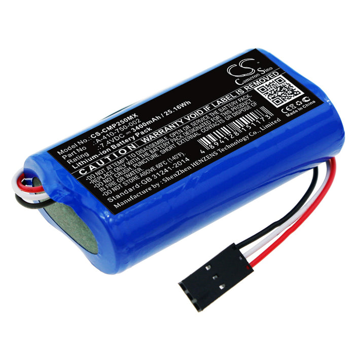 CS-CMP250MX : Battery for COSMED Pony FX NTA2531 - Replaces COSMED A-410-750-002