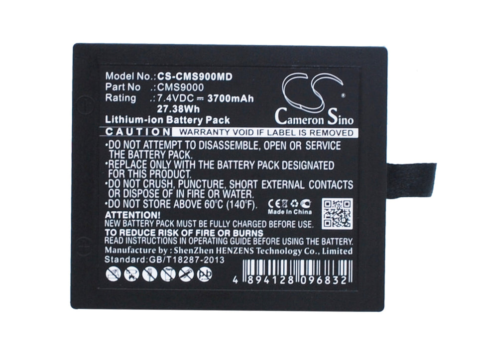 CS-CMS900MD : Battery for CONTEC CMS7000, CMS7000 Patient Monitor, CMS8000 and others - Replaces Trismed 855183P