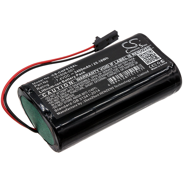 CS-CNF610XL : Battery for ComSonics QAM Sniffer, 101610-DF - Replaces ComSonics 101606-001