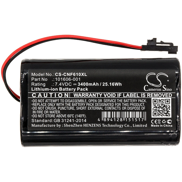 CS-CNF610XL : Battery for ComSonics QAM Sniffer, 101610-DF - Replaces ComSonics 101606-001