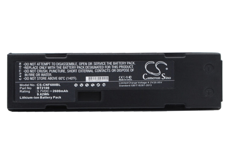 CS-CNF680BL : Battery for Cognex DataMan 8500, DataMan 8100, DataMan 9500 and others - Replaces Cognex DMA-HHBATTERY-01, 124-1004R, TEMP-NP100A and others