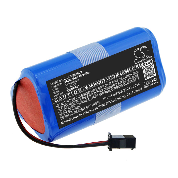 CS-CNS890VX : Battery for CECOTEC CONGA 890 Slim, CONGA Wet, CONGA Slim and others - Replaces CECOTEC CONG0001