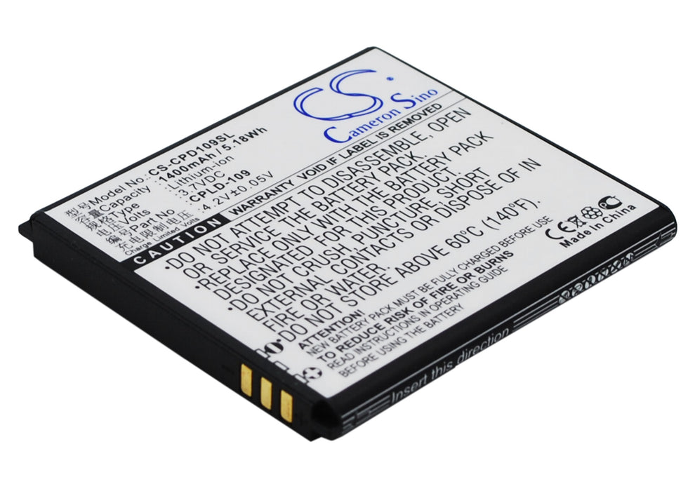 CS-CPD109SL : Battery for Coolpad 8070D - Replaces Coolpad CPLD-109