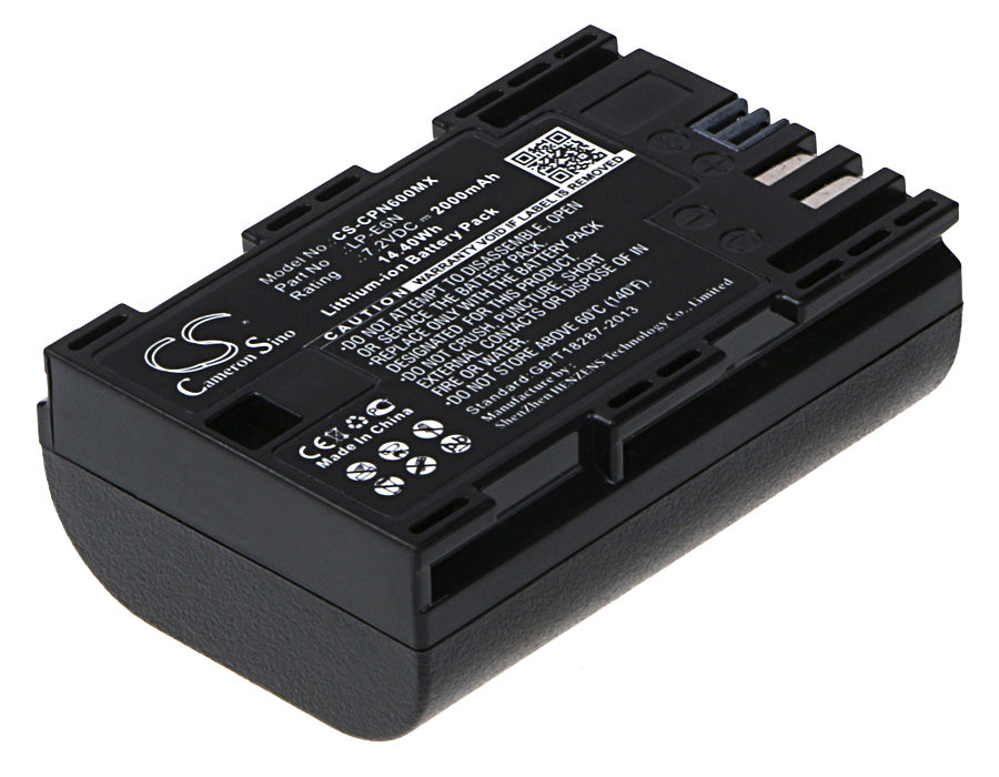 CS-CPN600MX : Battery for Canon EOS 5D Mark II, EOS 5D Mark III, EOS 5DS and others - Replaces Canon LP-E6N