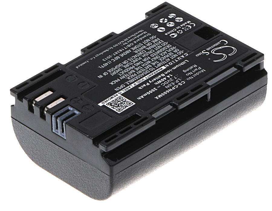 CS-CPN600MX : Battery for Canon EOS 5D Mark II, EOS 5D Mark III, EOS 5DS and others - Replaces Canon LP-E6N