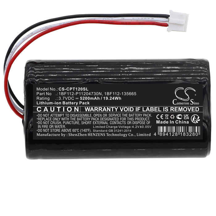 CS-CPT120SL : Battery for CalAmp TTU-1200, TTU-2800 - Replaces CalAmp 1BF112-P11204730N, 1BF112-135665