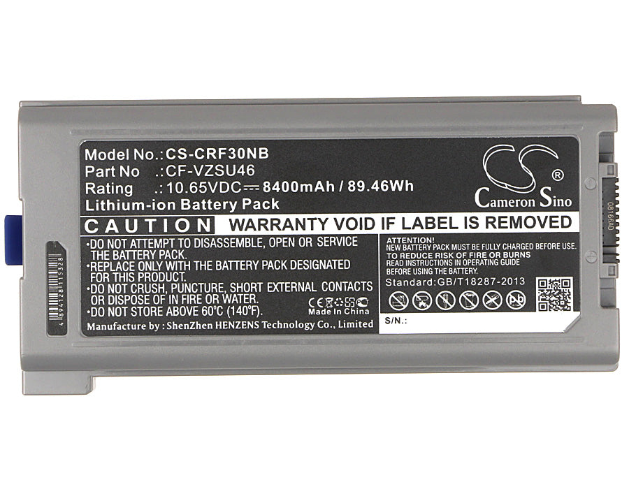 CS-CRF30NB : Battery for Panasonic Toughbook CF-30, Toughbook CF-31, Toughbook CF-53 and others - Replaces Panasonic CF-VZSU46, CF-VZSU46S, CF-VZSU46U and others