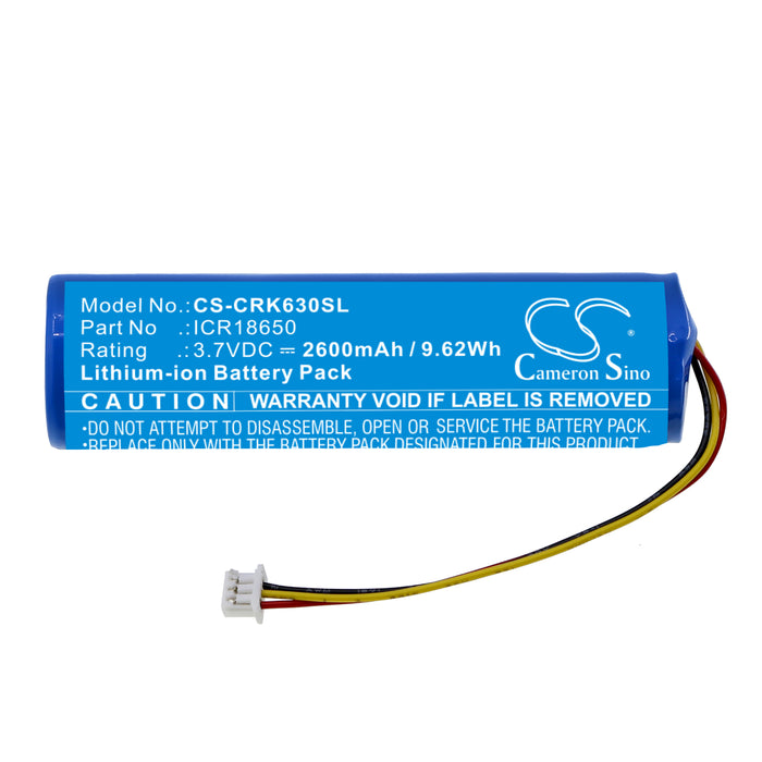 CS-CRK630SL : Battery for Corsair K63, K63 Wireless Mechanical Gaming Keyboard - Replaces Corsair ICR18650