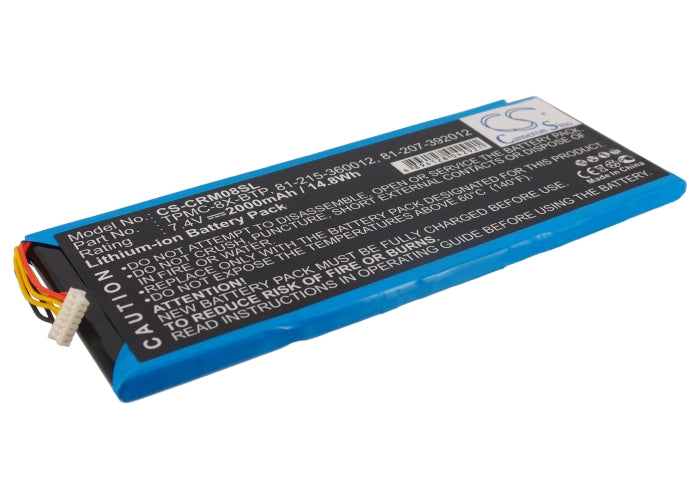 CS-CRM08SL : Battery for Crestron TPMC-8X, TPMC-8X WiFi, 6502269 - Replaces Crestron TPMC-8X-BTP, 81-215-360012, 81-207-392012